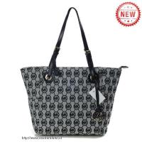 michael kors logo monogram groot grijs bakken Online Outlet 941rb765